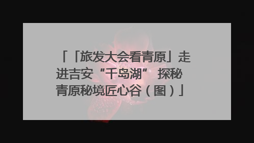 「旅发大会看青原」走进吉安“千岛湖” 探秘青原秘境匠心谷（图）