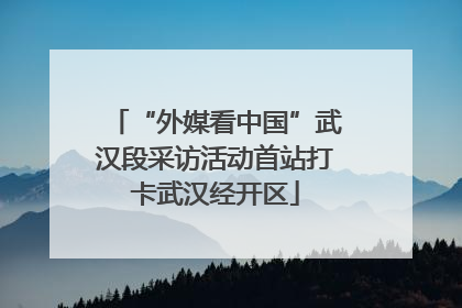 “外媒看中国”武汉段采访活动首站打卡武汉经开区