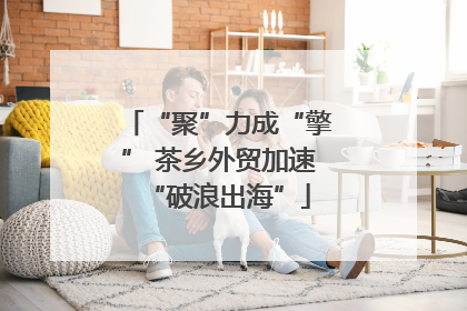 “聚”力成“擎” 茶乡外贸加速“破浪出海”