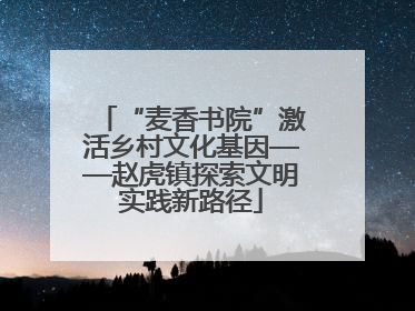 “麦香书院”激活乡村文化基因——赵虎镇探索文明实践新路径