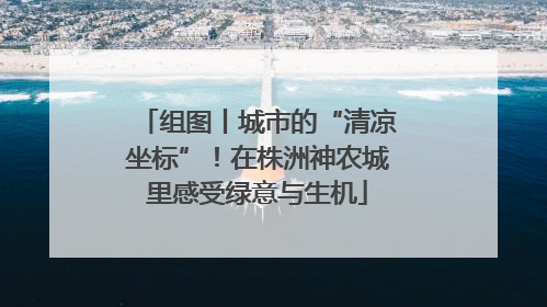 组图丨城市的“清凉坐标”！在株洲神农城里感受绿意与生机