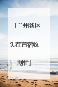 兰州新区头茬苜蓿收割忙