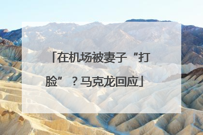 在机场被妻子“打脸”？马克龙回应