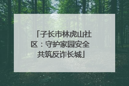 子长市林虎山社区：守护家园安全 共筑反诈长城