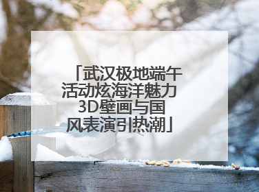 武汉极地端午活动炫海洋魅力 3D壁画与国风表演引热潮