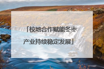 校地合作赋能冬枣产业持续稳定发展