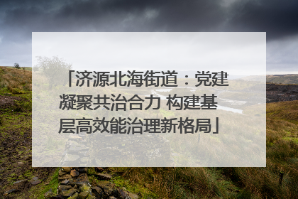 济源北海街道：党建凝聚共治合力 构建基层高效能治理新格局
