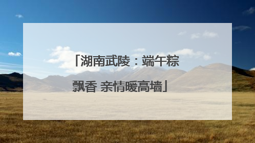 湖南武陵：端午粽飘香 亲情暖高墙