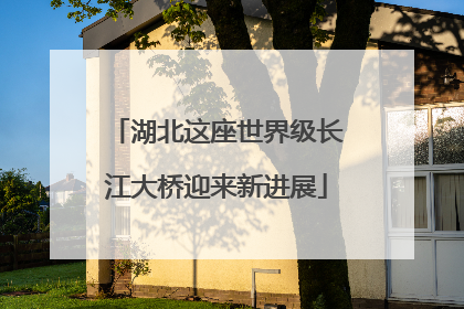 湖北这座世界级长江大桥迎来新进展