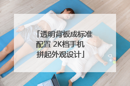 透明背板成标准配置 2K档手机拼起外观设计