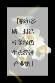 鄂尔多斯：打造柠条绿色生态经济产业链
