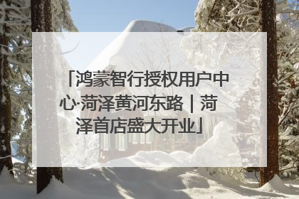 鸿蒙智行授权用户中心·菏泽黄河东路｜菏泽首店盛大开业