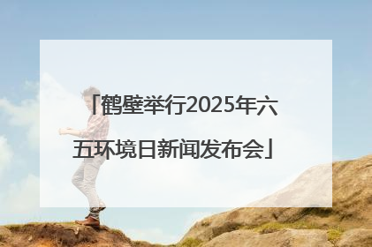 鹤壁举行2025年六五环境日新闻发布会